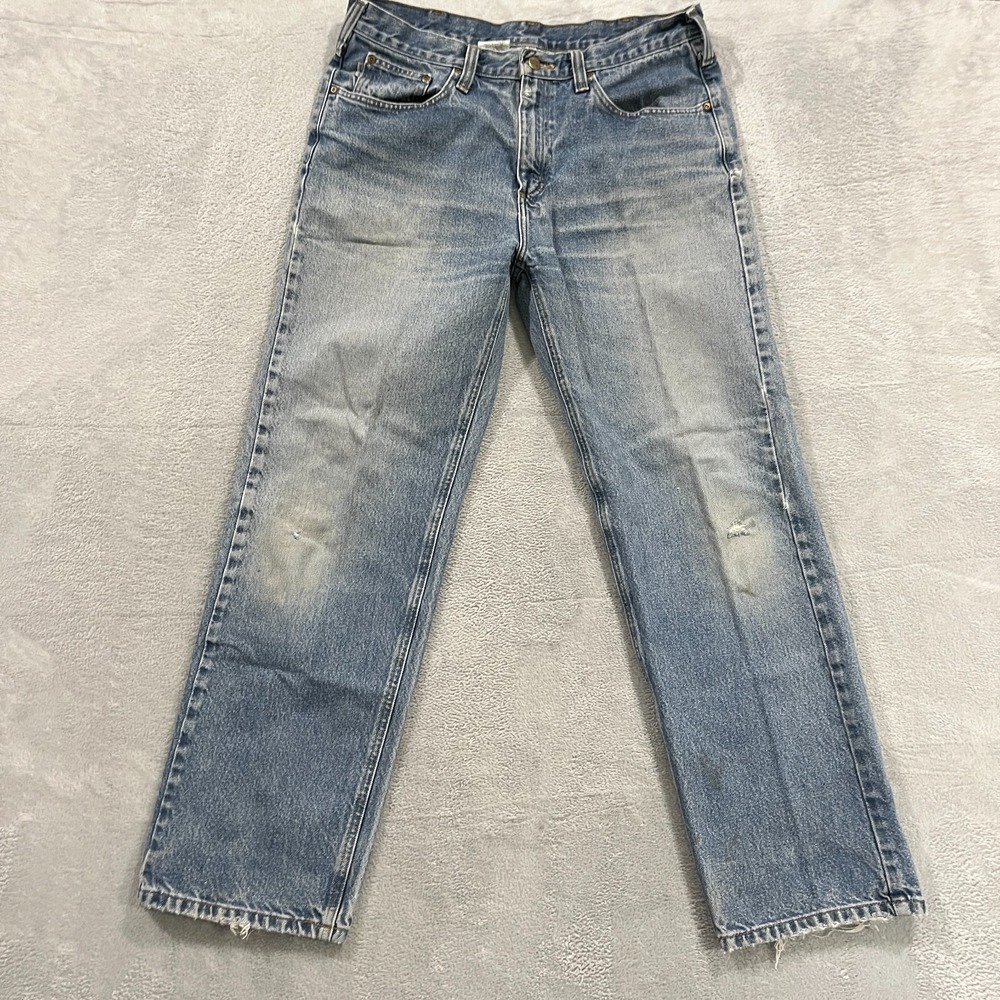 Carhartt Jeans Men's 35x31* Relaxed Fit Straight Leg Blue B460 DPS Y2K Vintage